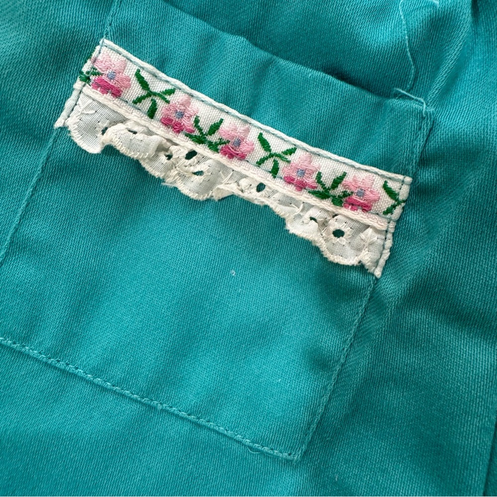 3T Vintage Health-Tex Pants with Lace Pocket Detail